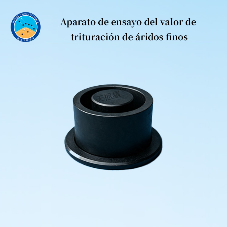 Aparato de ensayo del valor de trituración de áridos finos