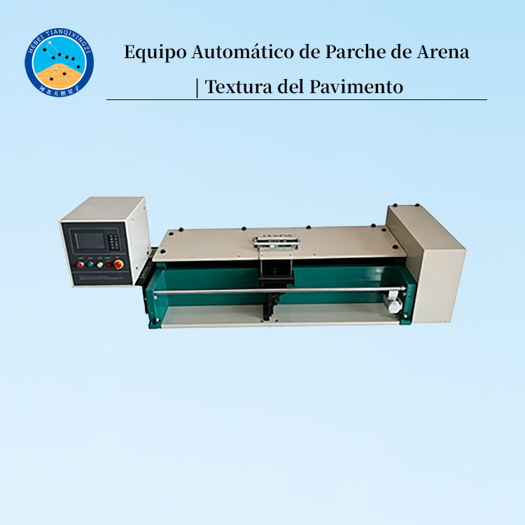 Equipo Automático de Parche de Arena | Textura del Pavimento