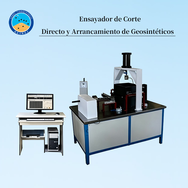 Ensayador de Corte Directo y Arrancamiento de Geosintéticos