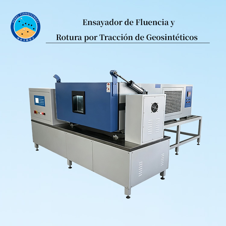 Ensayador de Fluencia y Rotura por Tracción de Geosintéticos