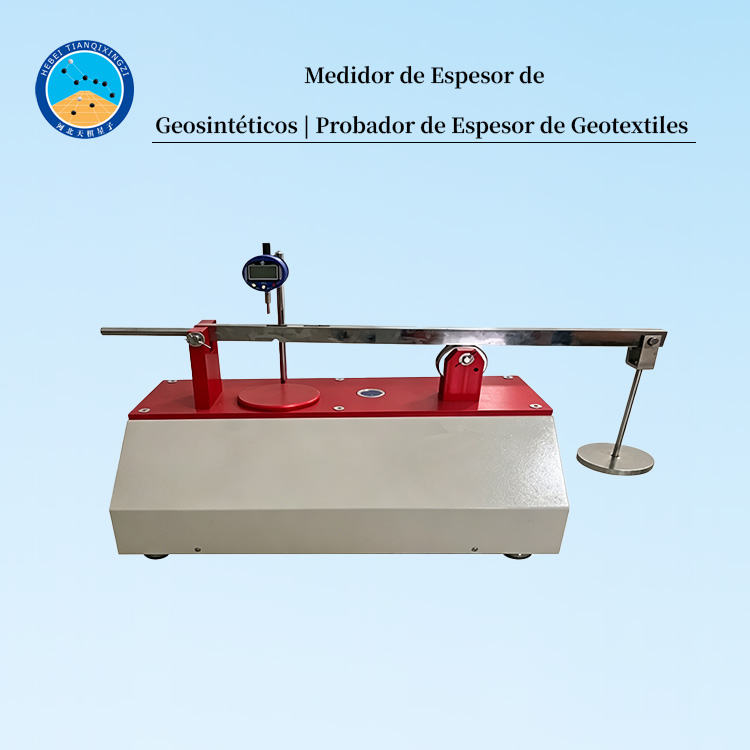Medidor de Espesor de Geosintéticos | Probador de Espesor de Geotextiles