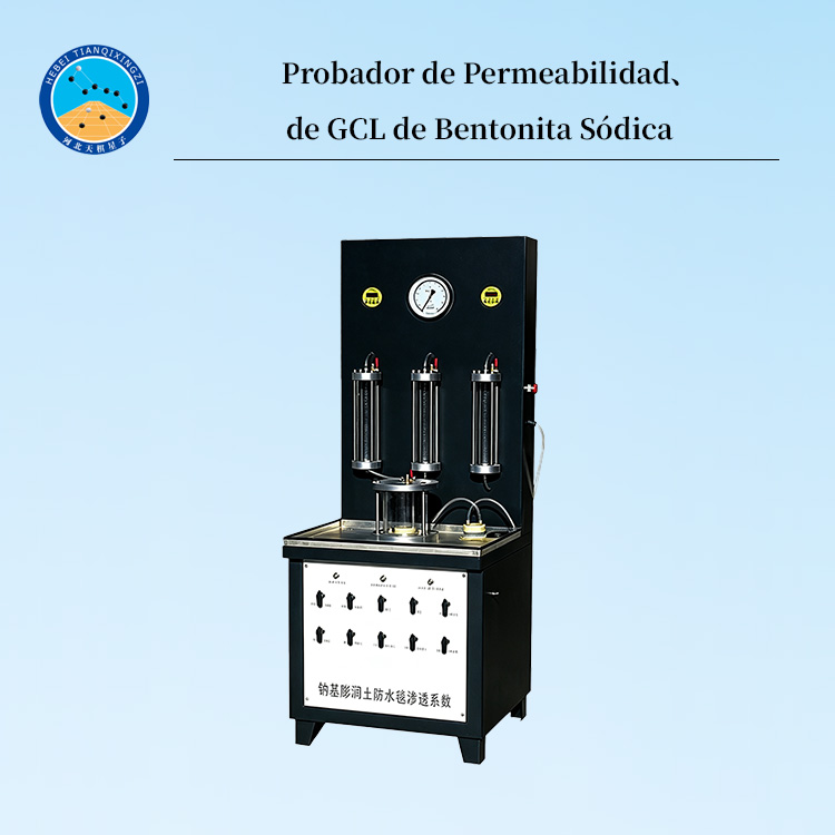 Probador de Permeabilidad de GCL de Bentonita Sódica