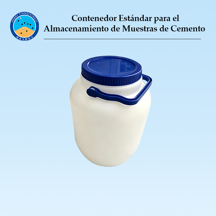 Contenedor de Plástico para Almacenamiento de Muestras de Cemento