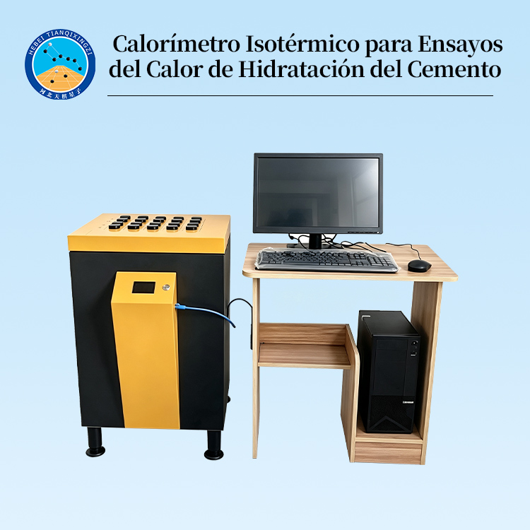 Calorímetro Isotérmico para Ensayos del Calor de Hidratación del Cemento