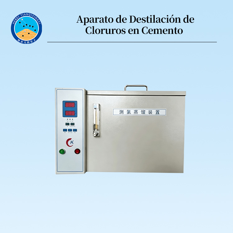 Aparato de Destilación de Cloruros en Cemento