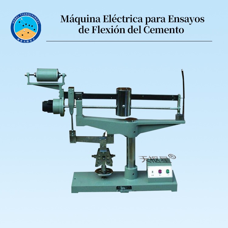 Máquina Eléctrica para Ensayos de Flexión del Cemento