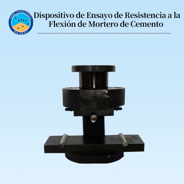 Dispositivo de Ensayo de Resistencia a la Flexión de Mortero de Cemento