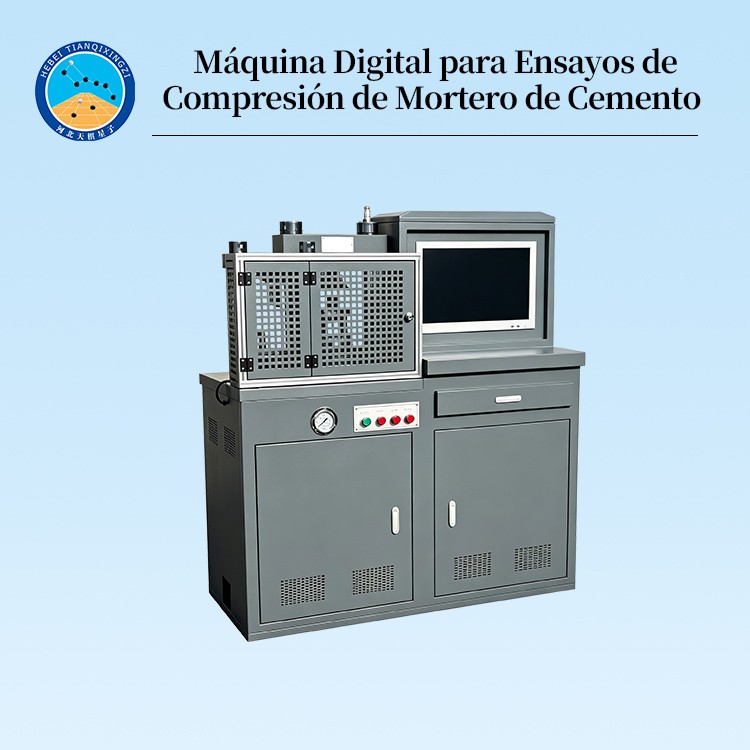Máquina Digital para Ensayos de Compresión de Mortero de Cemento