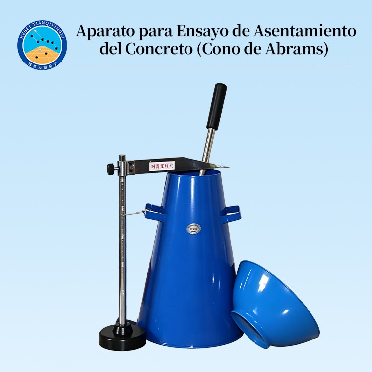 Aparato para Ensayo de Asentamiento del Concreto (Cono de Abrams)