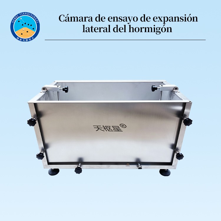 Cámara de ensayo de expansión lateral del hormigón