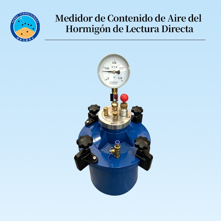 Medidor de Contenido de Aire del Hormigón de Lectura Directa