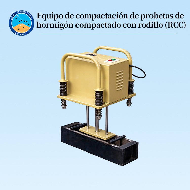 Equipo de compactación de probetas de hormigón compactado con rodillo (RCC)